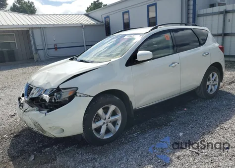 2009 Nissan Murano S z USA, uszkodzony, nr VIN JN8AZ18W69W146684